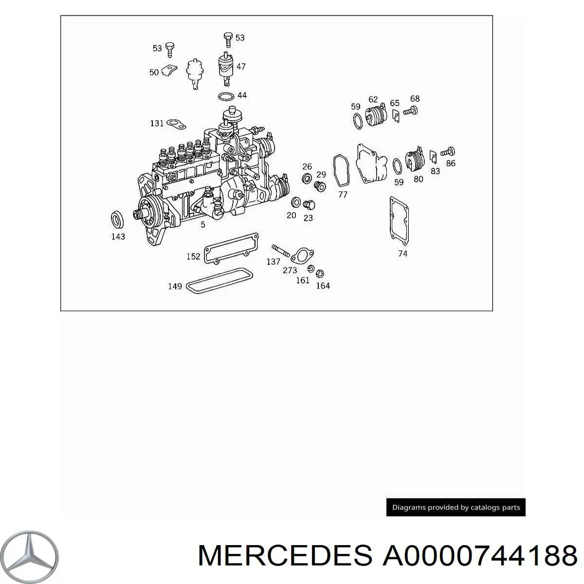  Mercedes A0000744188 preço, a partir de 126,92 USD