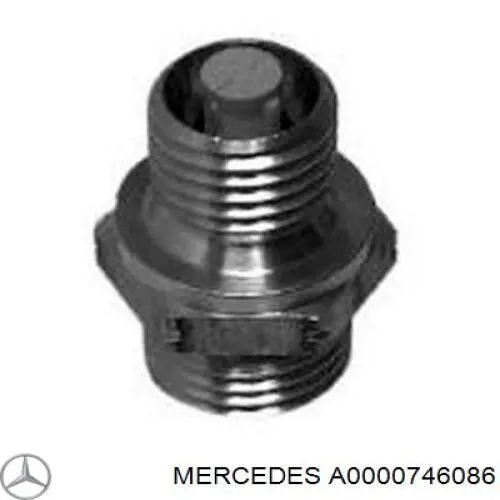 A0000746086 Mercedes Tubo de ligação de união de caixa de filtro de combustível