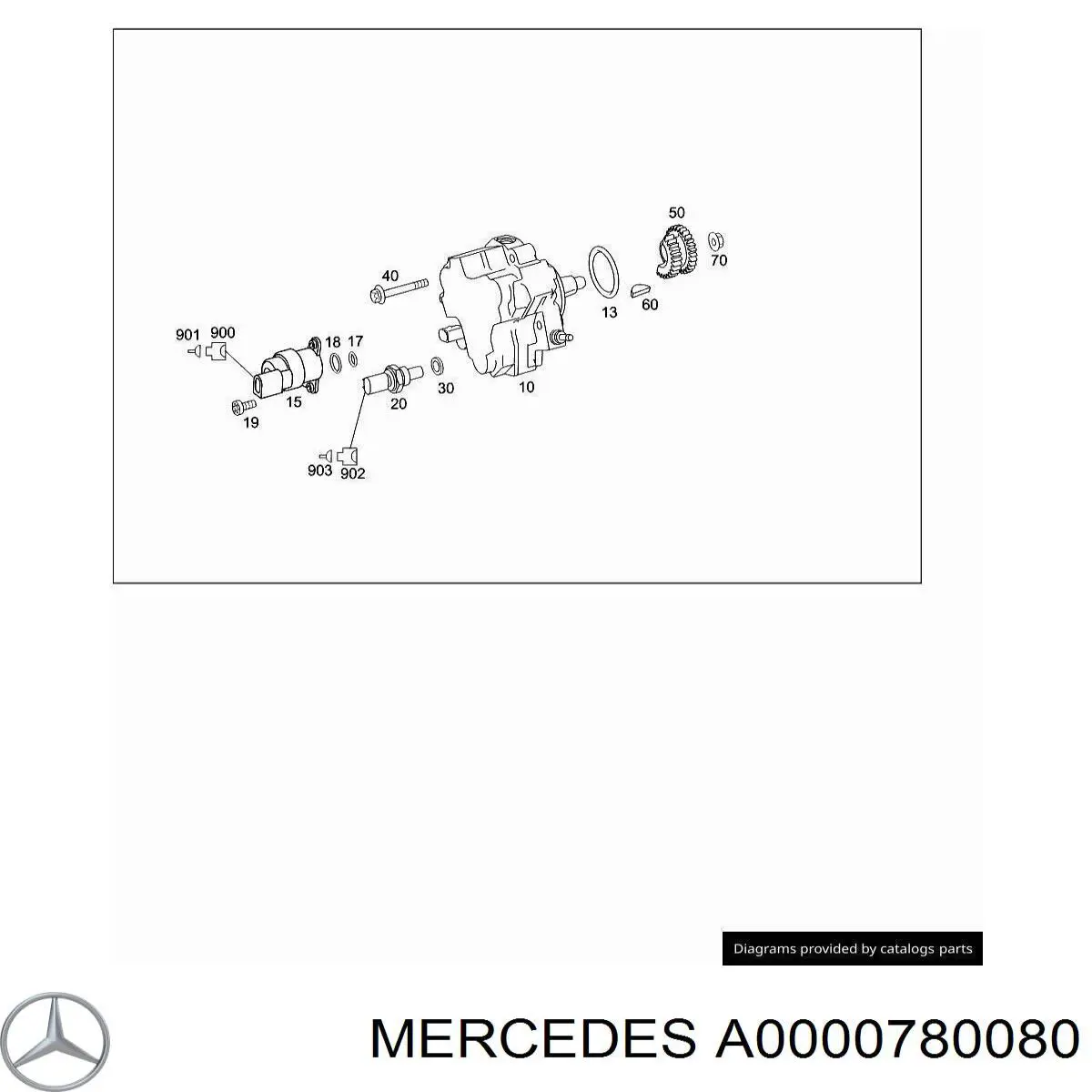 A0000780080 Mercedes 