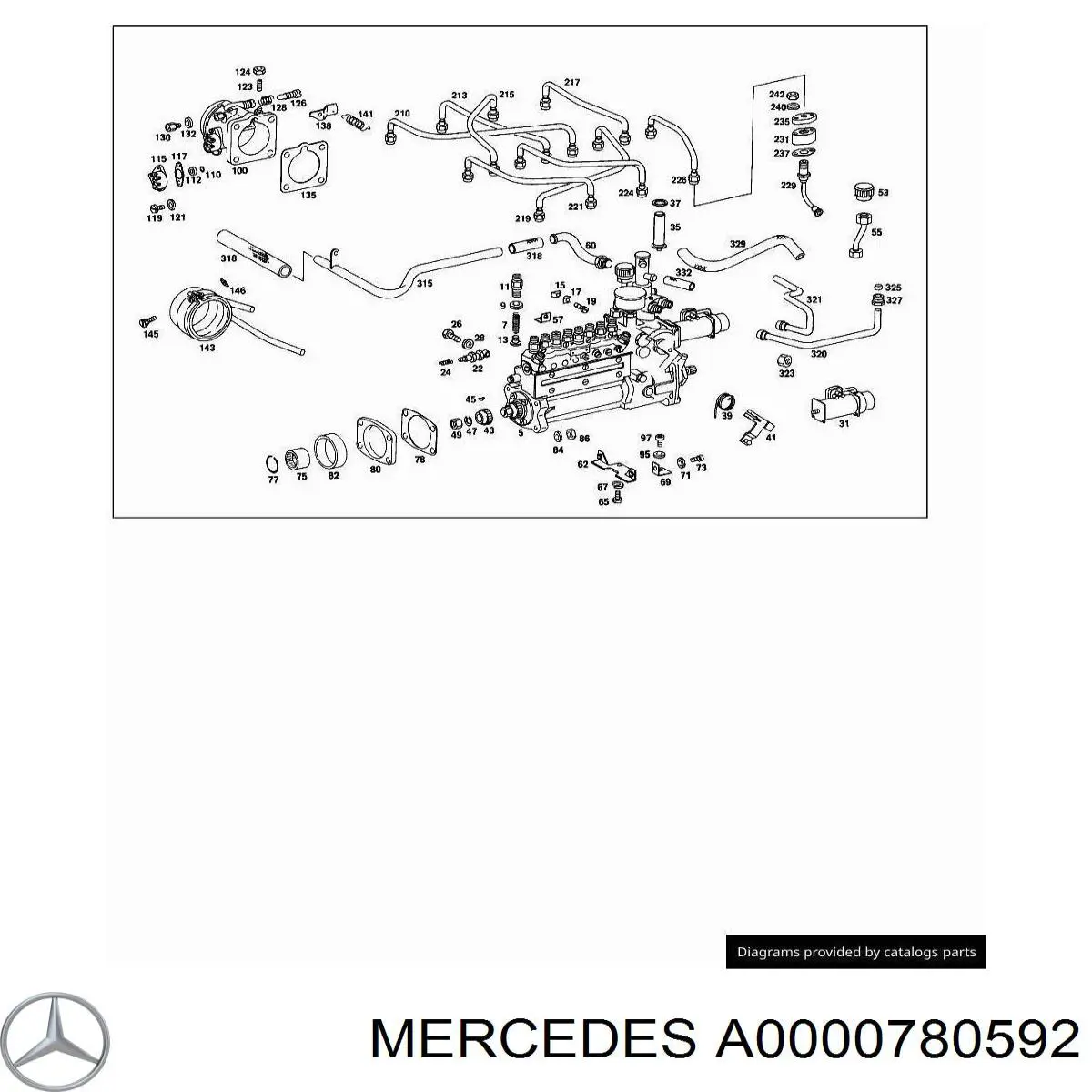 Regulador de pressão de combustível na régua de injectores Mercedes A0000780592 preço, a partir de 590,01 USD