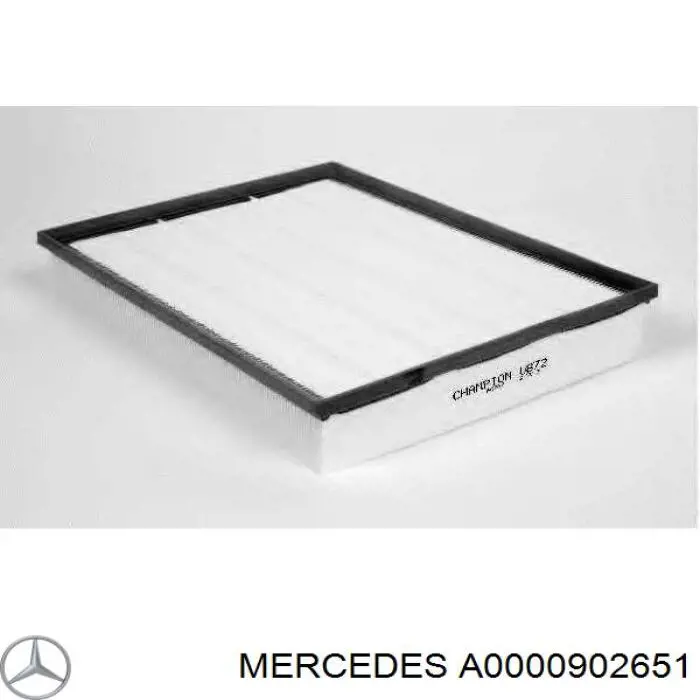 A0000902651 Mercedes Filtro de ar