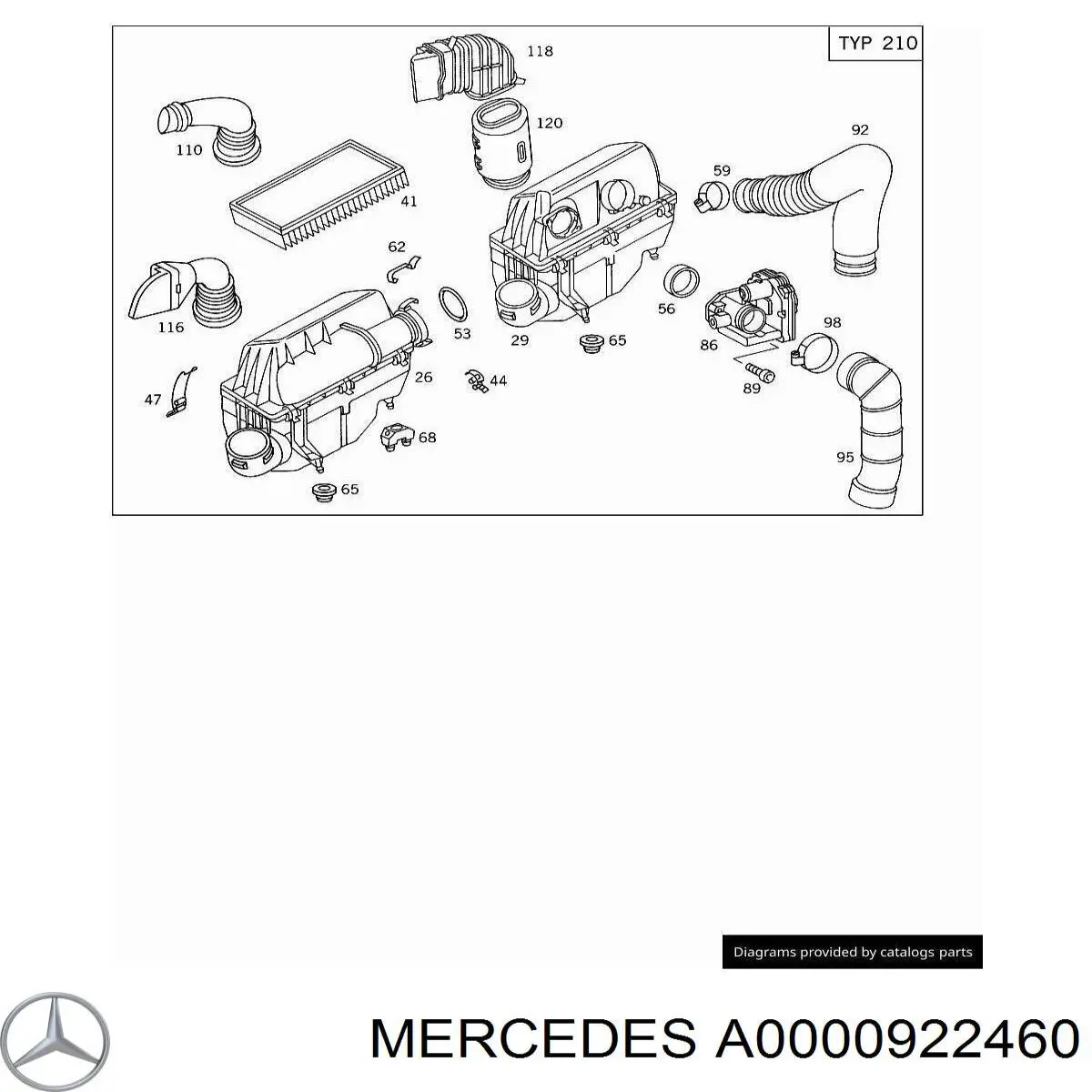 A0000922460 Mercedes 