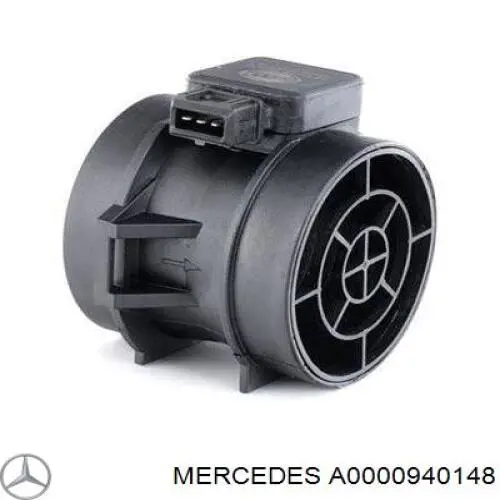A0000940148 Mercedes Sensor de fluxo (consumo) de ar, medidor de consumo M.A.F. - (Mass Airflow)