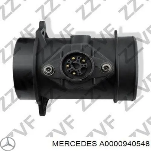 Sensor de fluxo (consumo) de ar, medidor de consumo M.A.F. - (Mass Airflow) Mercedes A0000940548 preço, a partir de 51,17 USD