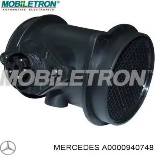 Sensor de fluxo (consumo) de ar, medidor de consumo M.A.F. - (Mass Airflow) Mercedes A0000940748 preço, a partir de 64,81 EUR