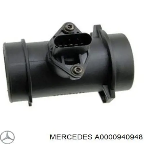 A0000940948 Mercedes Sensor de fluxo (consumo) de ar, medidor de consumo M.A.F. - (Mass Airflow)