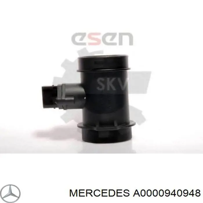 Compre A0000940948 Mercedes Sensor de fluxo (consumo) de ar, medidor de consumo M.A.F. - (Mass Airflow)