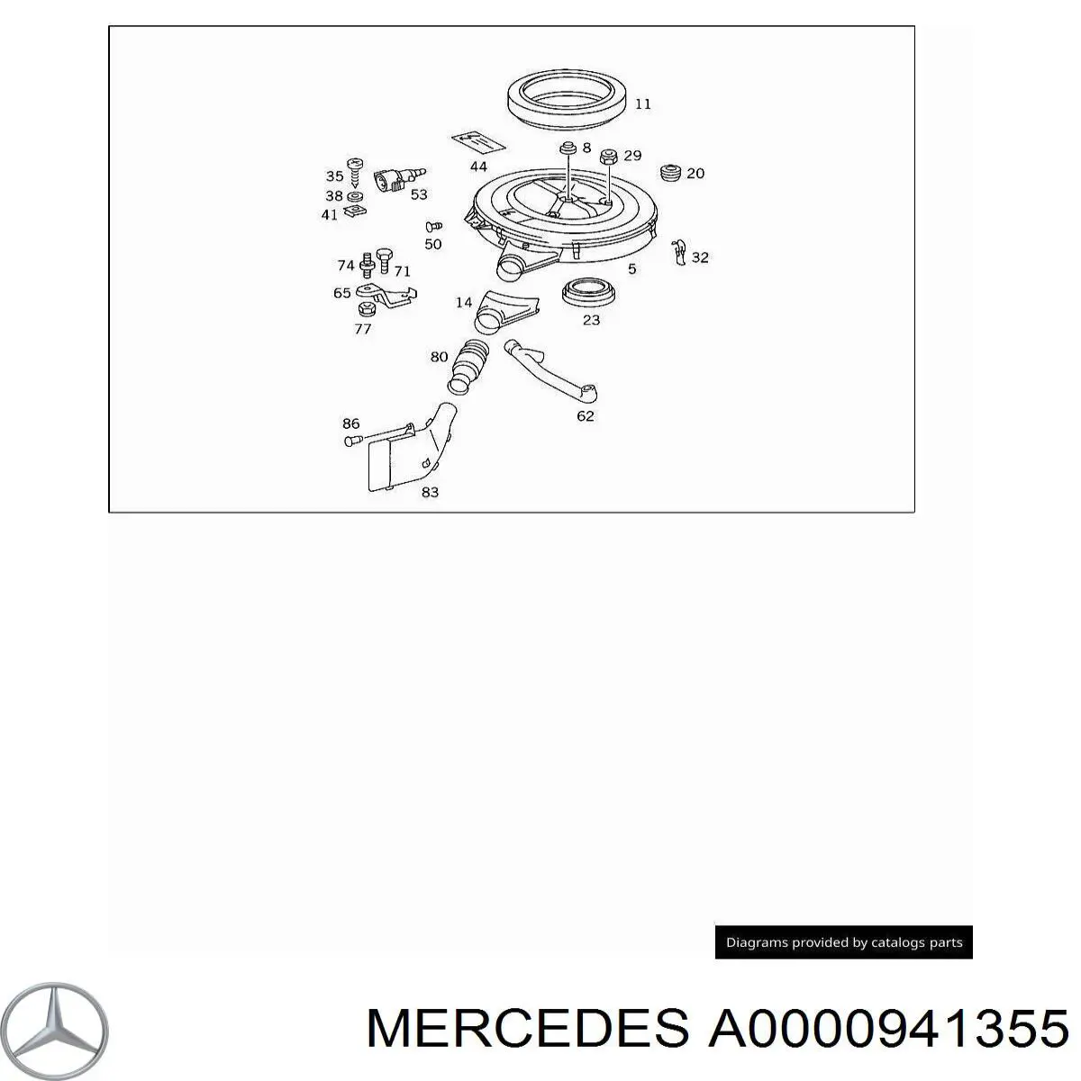  Mercedes A0000941355 preço, a partir de 5,33 USD