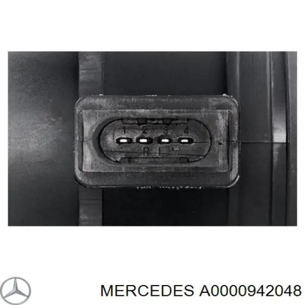 Compre A0000942048 Mercedes Sensor de fluxo (consumo) de ar, medidor de consumo M.A.F. - (Mass Airflow)