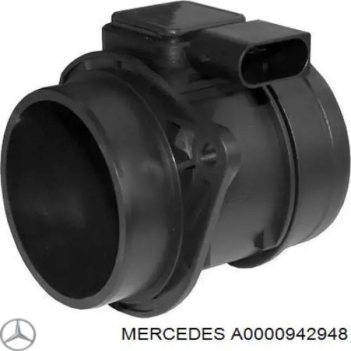 Sensor de fluxo (consumo) de ar, medidor de consumo M.A.F. - (Mass Airflow) Mercedes A0000942948 preço, a partir de 157,99 USD