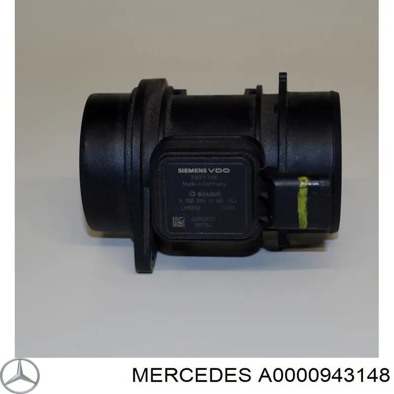 A0000943148 Mercedes Sensor de fluxo (consumo) de ar, medidor de consumo M.A.F. - (Mass Airflow)