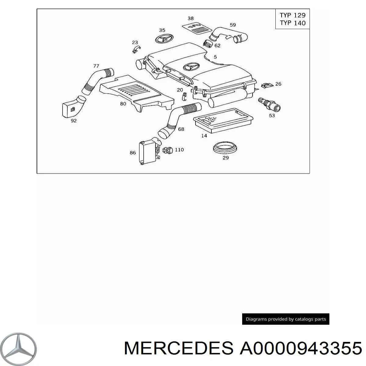 A0000943355 Mercedes 