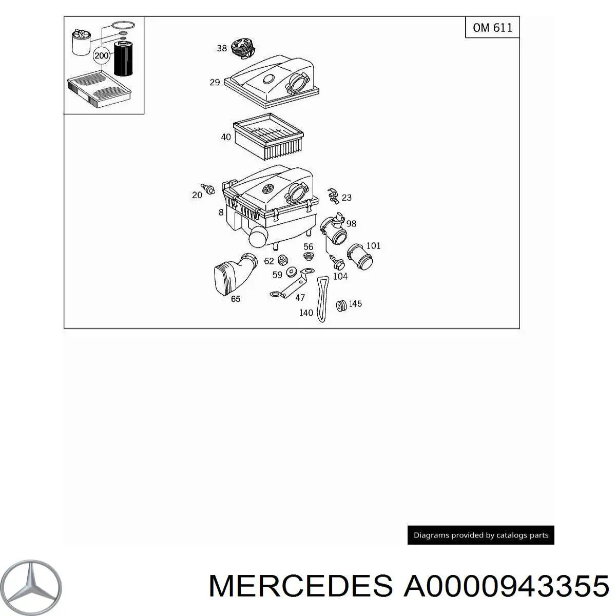  Mercedes A0000943355 preço, a partir de 5,38 USD