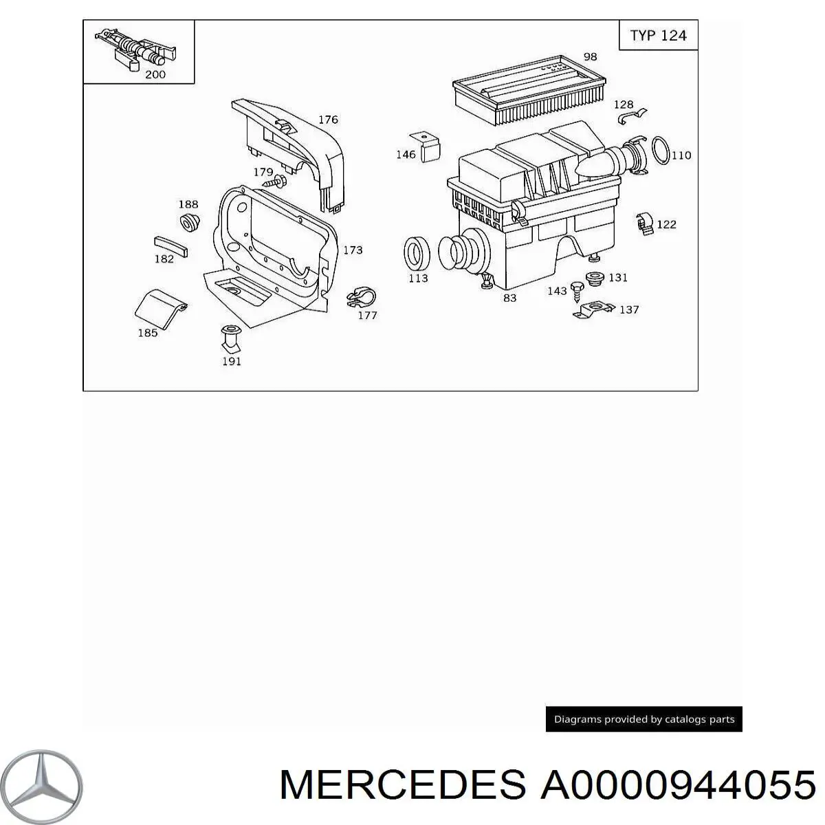  Mercedes A0000944055 preço, a partir de 8,25 USD