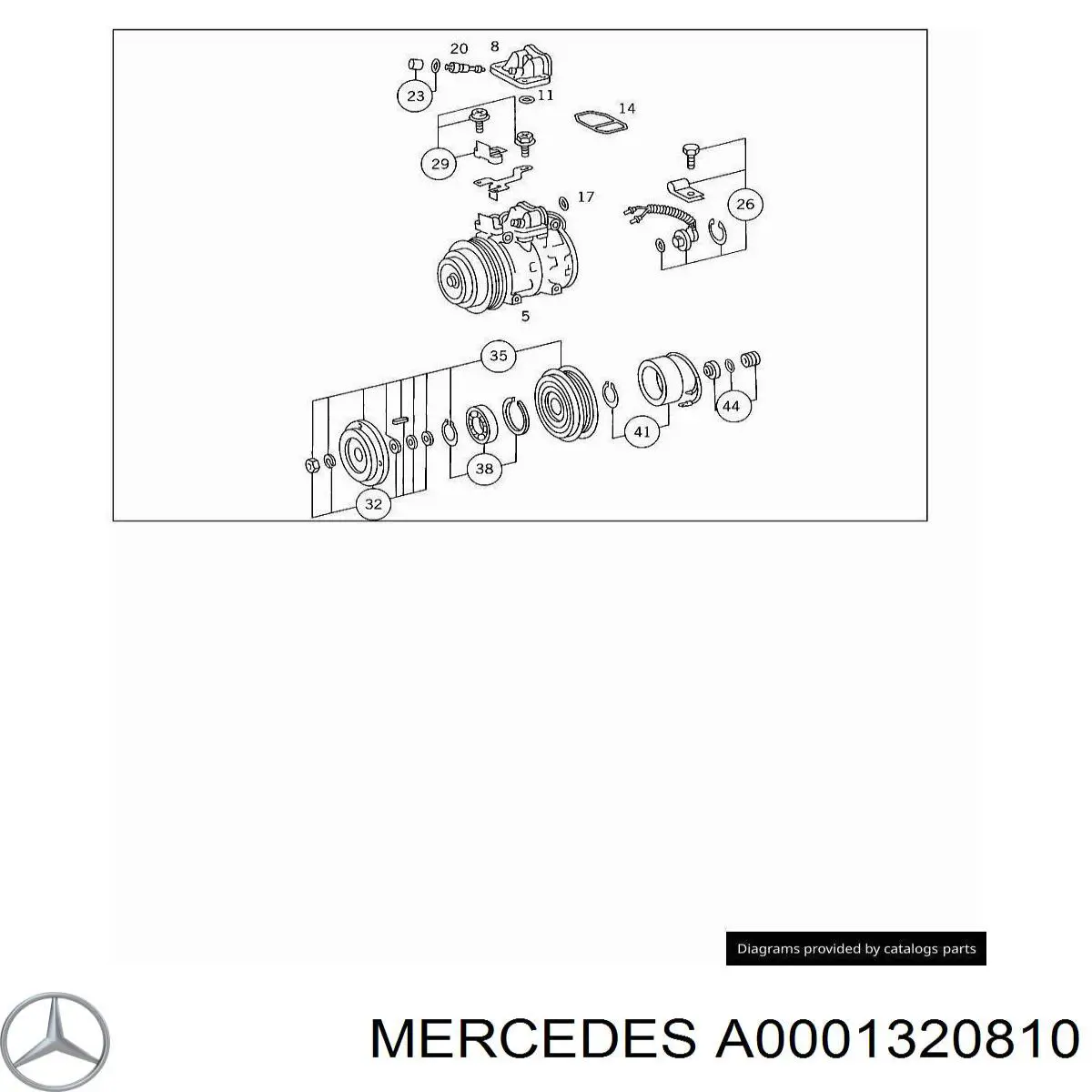 A0001320810 Mercedes 