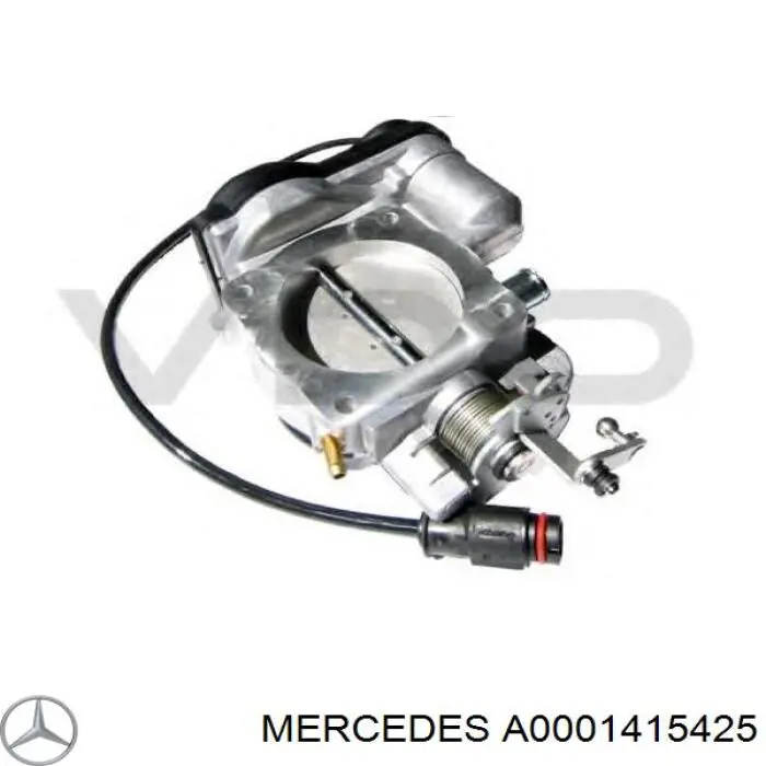 0001415425 Mercedes Válvula de borboleta montada