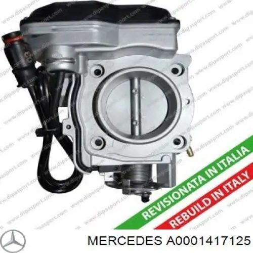 A0001417125 Mercedes Válvula de borboleta montada