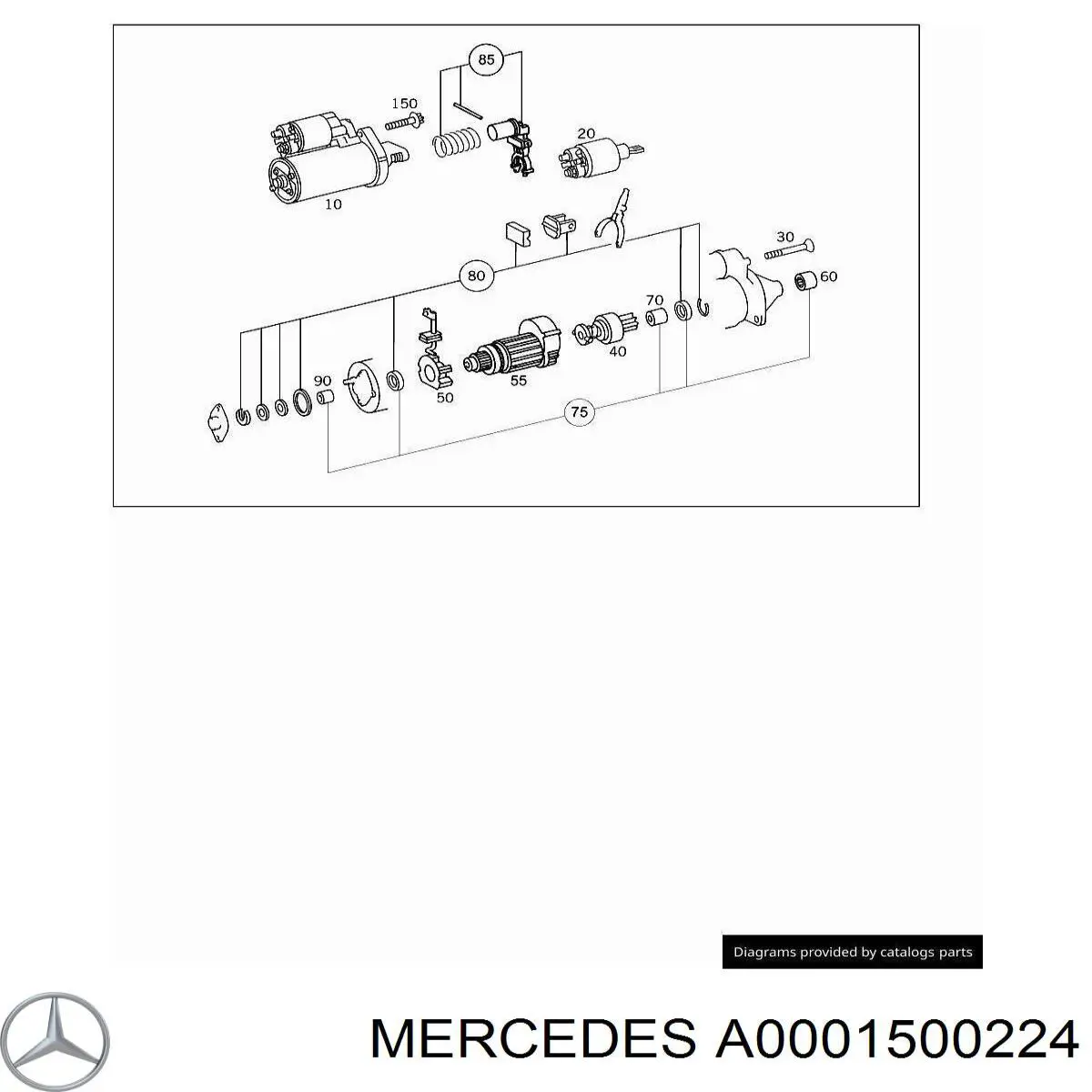 A0001500224 Mercedes 
