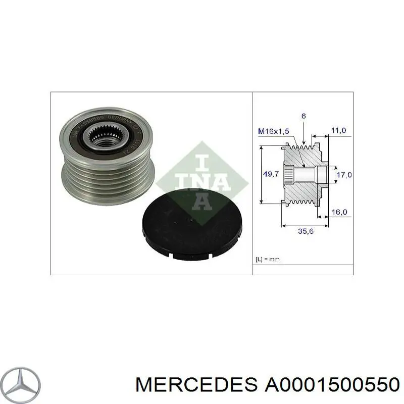 Gerador Mercedes A0001500550 preço, a partir de 410,32 USD