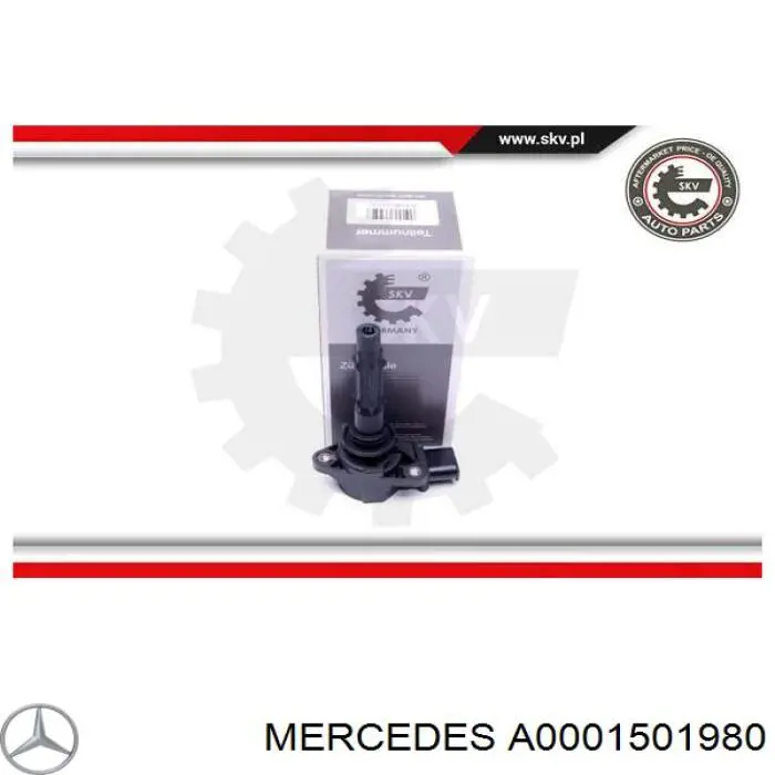 A0001501980 Mercedes Bobina de ignição