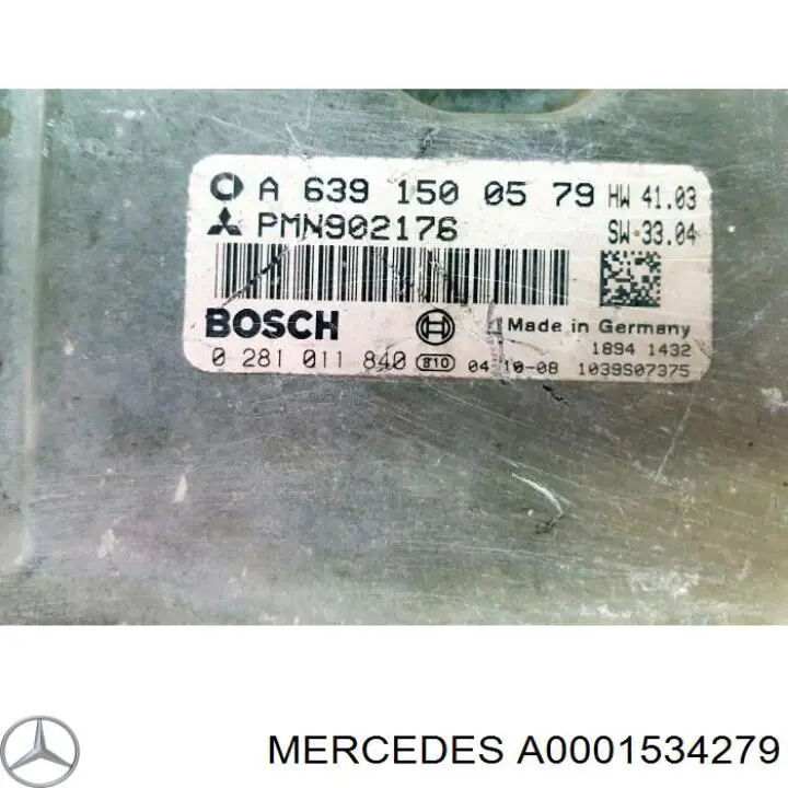 A0001534279 Mercedes Módulo de direção (Centralina eletrônica) de motor