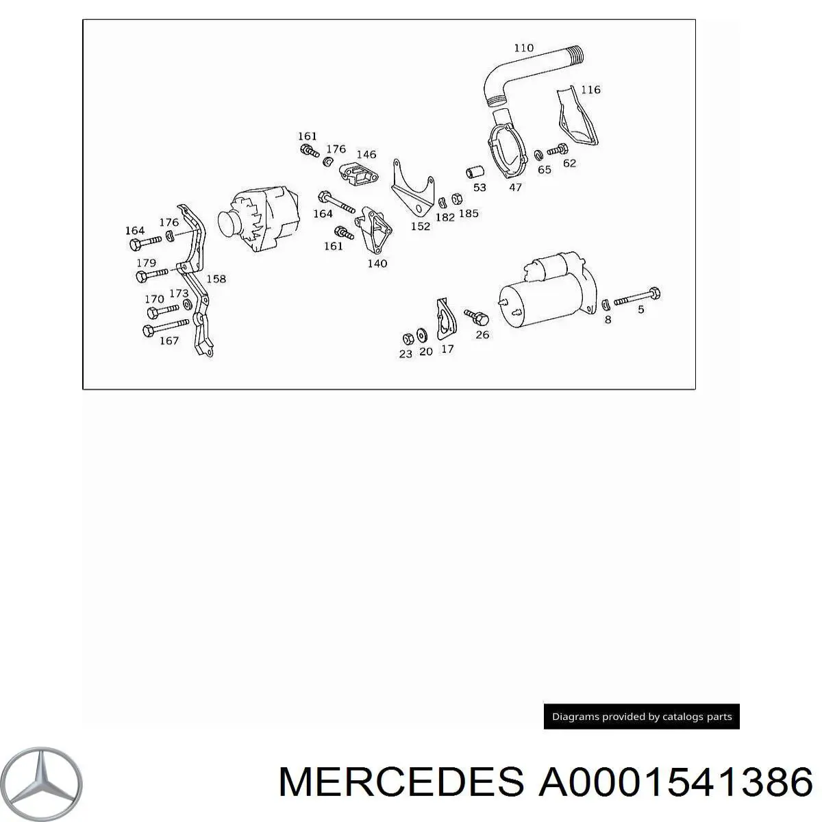 A0001540386 Mercedes 