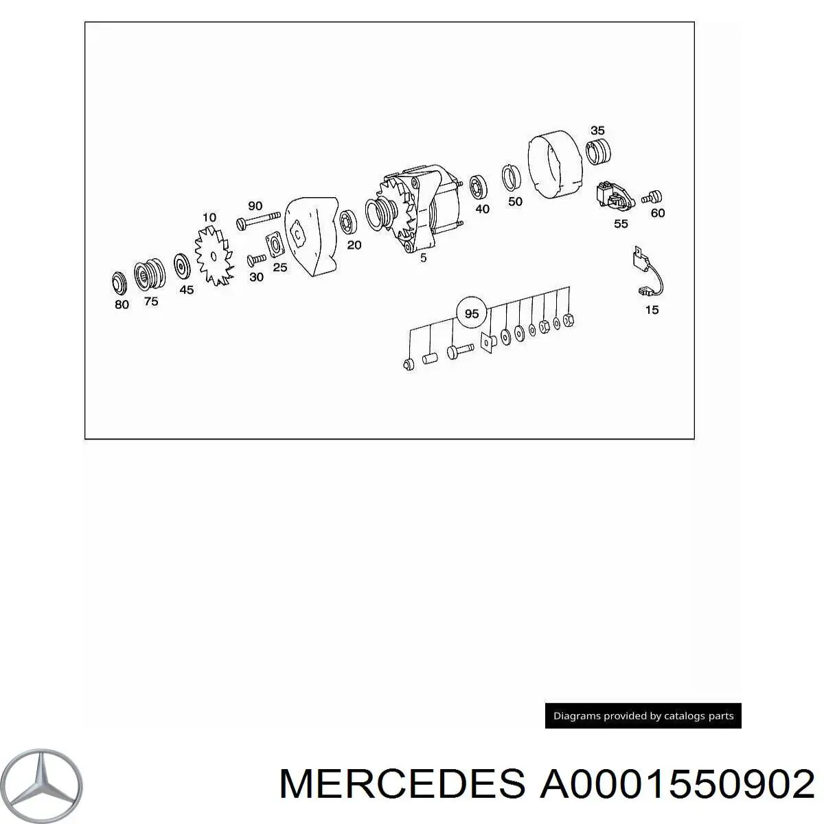 A0001550902 Mercedes 