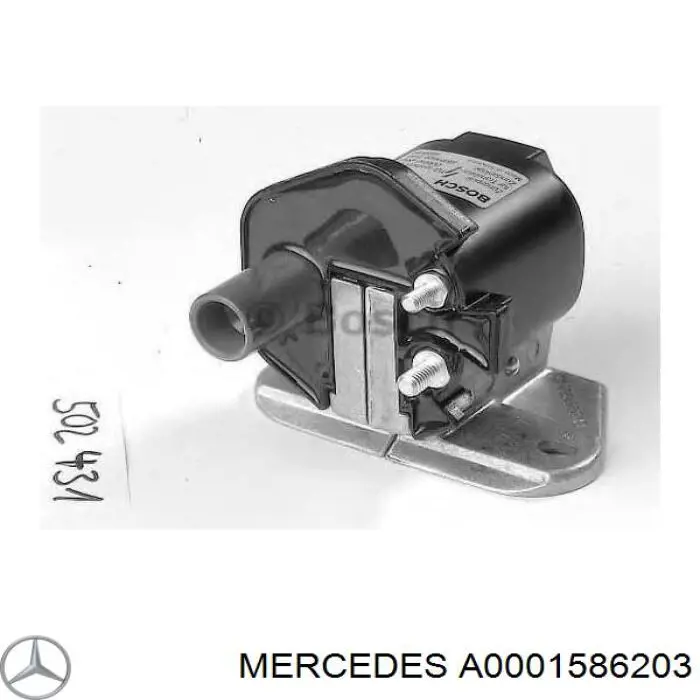 A0001586203 Mercedes Bobina de ignição