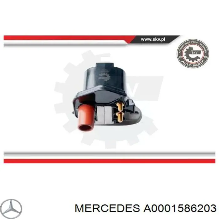 Bobina de ignição Mercedes A0001586203 preço, a partir de 47,10 USD