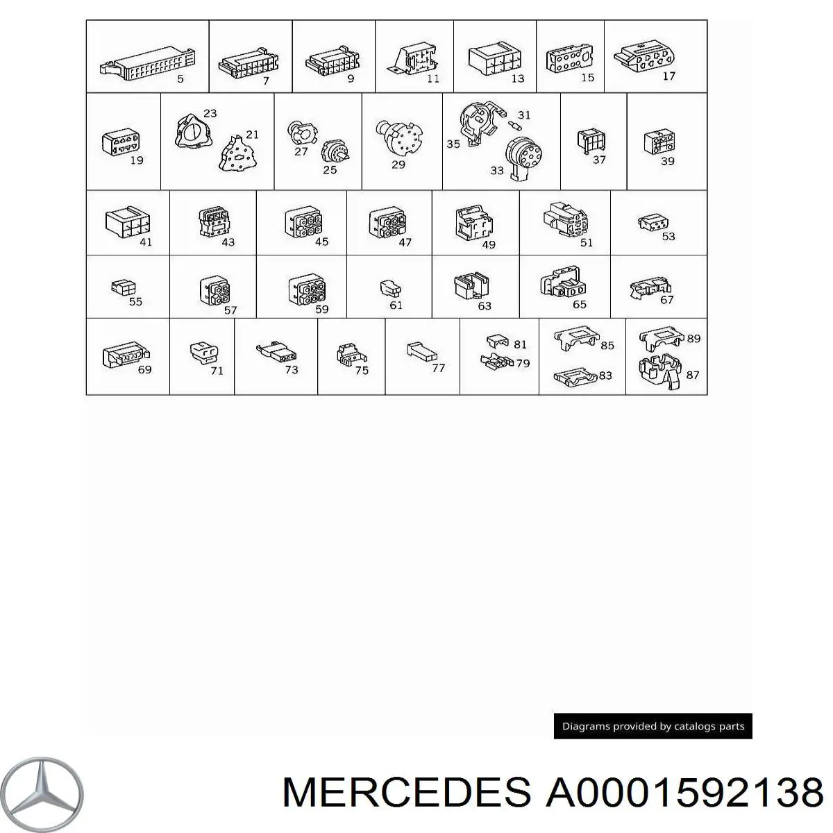  Mercedes A0001592138 preço, a partir de 15,76 USD