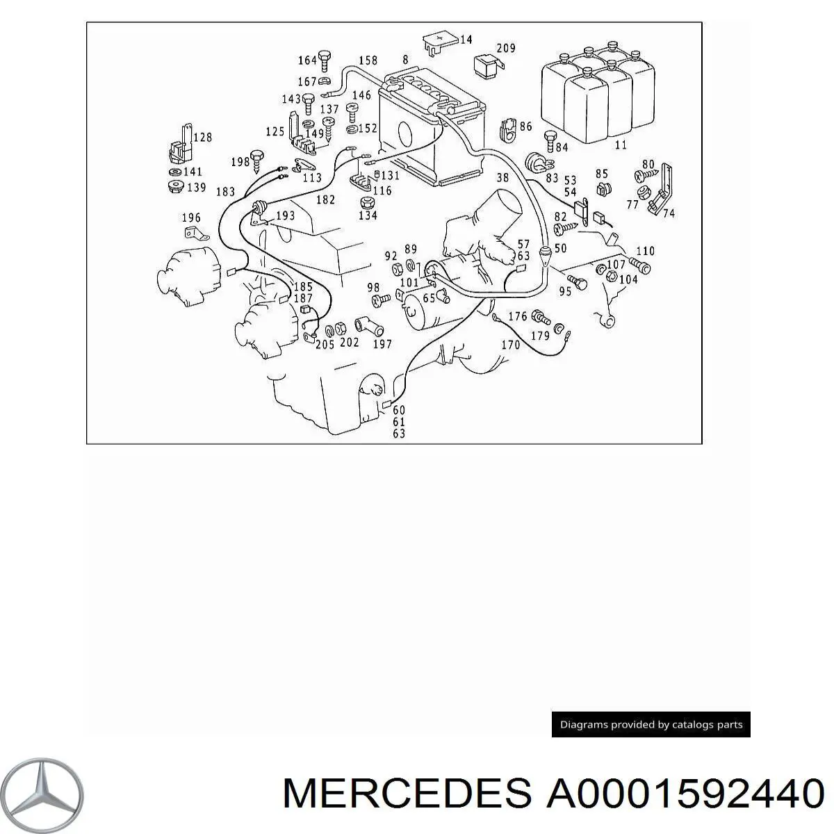 A0001592440 Mercedes 