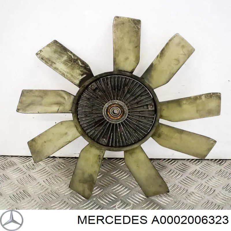 A0002006323 Mercedes Acoplamento viscoso de ventilador de esfriamento