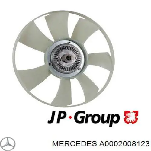 Compre A0002008123 Mercedes Acoplamento viscoso de ventilador de esfriamento