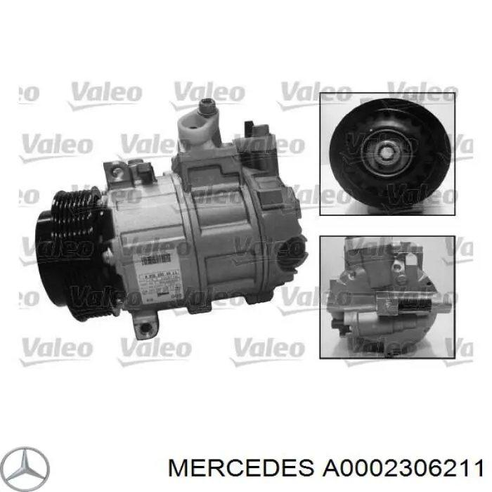 Compressor de aparelho de ar condicionado Mercedes A0002306211 preço, a partir de 241,13 USD
