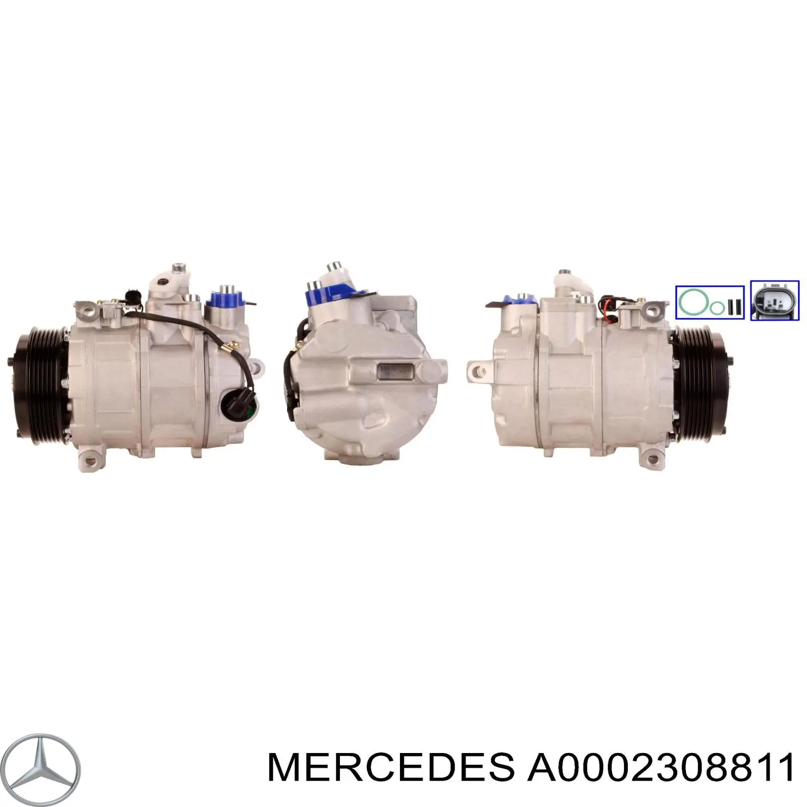 Compressor de aparelho de ar condicionado Mercedes A0002308811 preço, a partir de 177,32 USD
