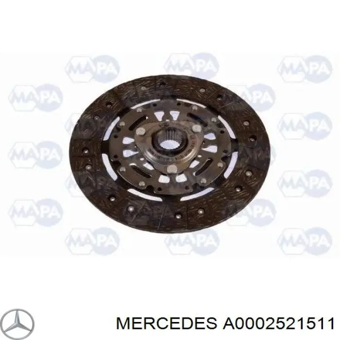 A0002521511 Mercedes Cesta de embraiagem