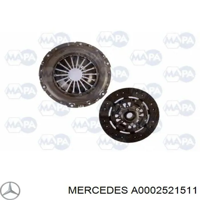 Cesta de embraiagem Mercedes A0002521511 preço, a partir de 453,34 USD