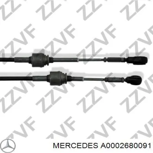Cabo de mudança (de seleção de velocidade) Mercedes A0002680091 preço, a partir de 35,72 USD