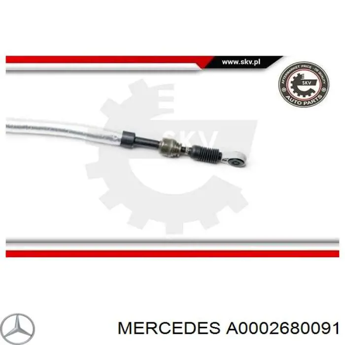 Compre A0002680091 Mercedes Cabo de mudança (de seleção de velocidade)