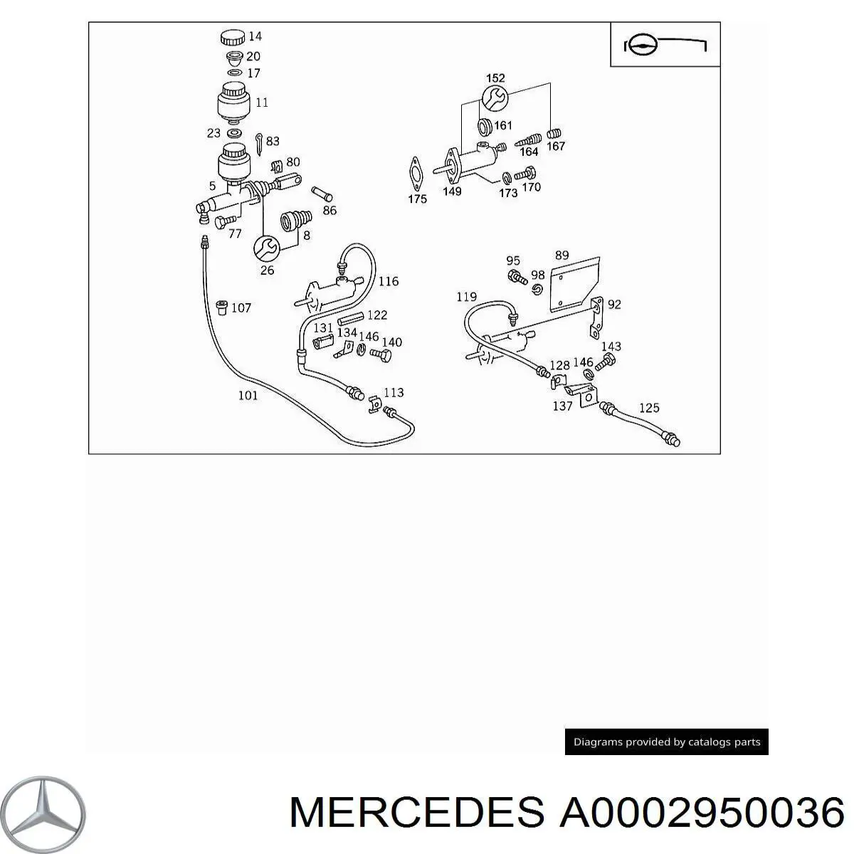  Mercedes A0002950036 preço, a partir de 18,97 USD