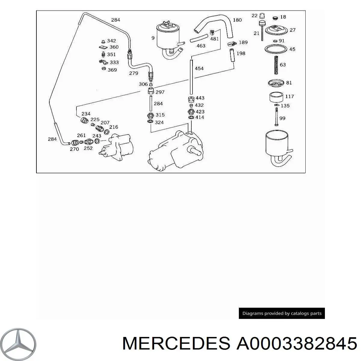 A0003382845 Mercedes 