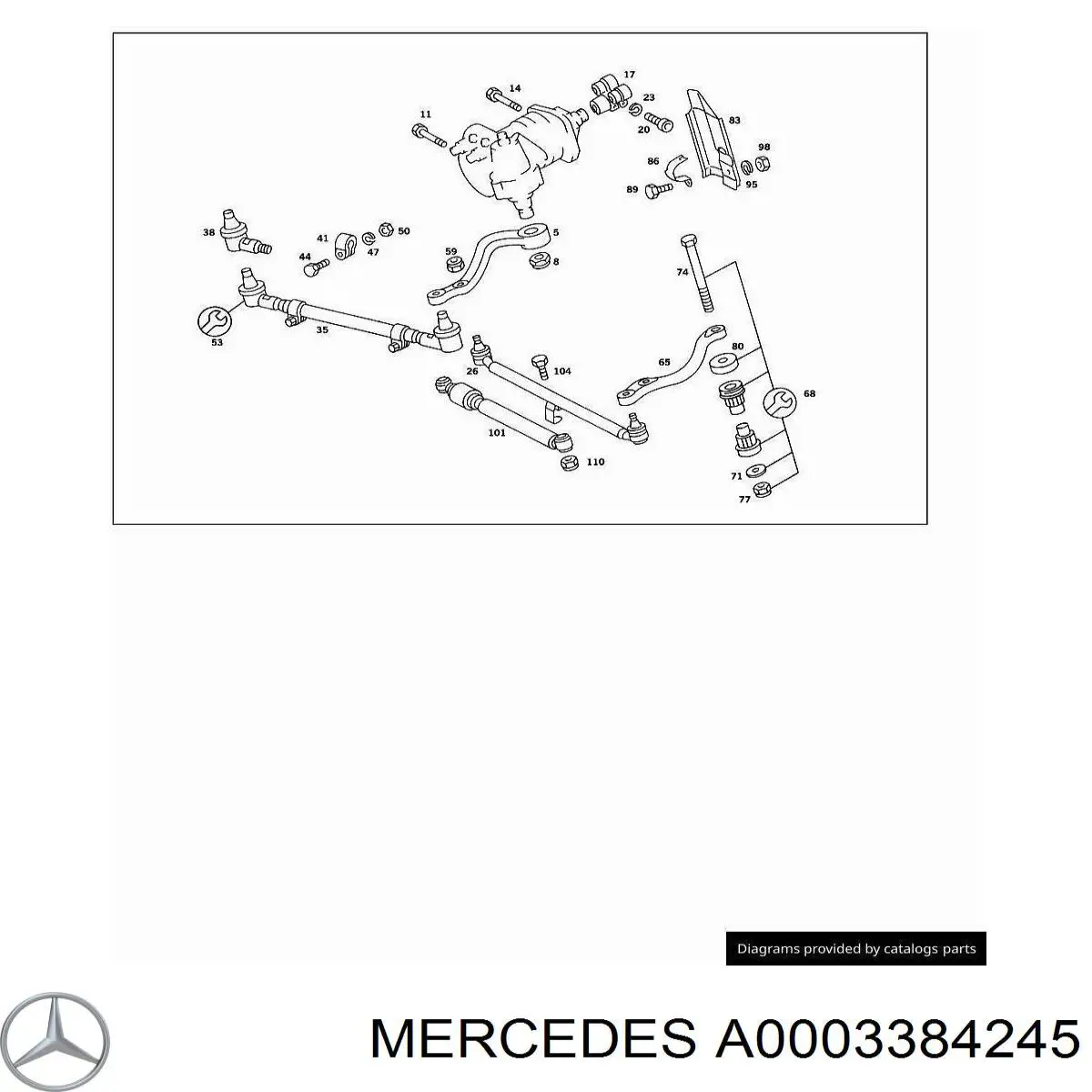 Compre A0003384245 Mercedes 