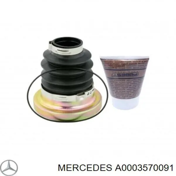 Bota de proteção externa de junta homocinética do semieixo traseiro Mercedes A0003570091 preço, a partir de 44,57 USD
