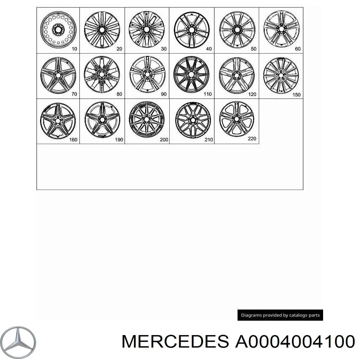 A000400410064 Mercedes 