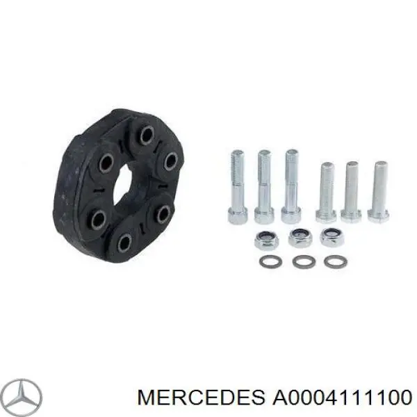 A0004111100 Mercedes Acoplamento elástico do veio de transmissão