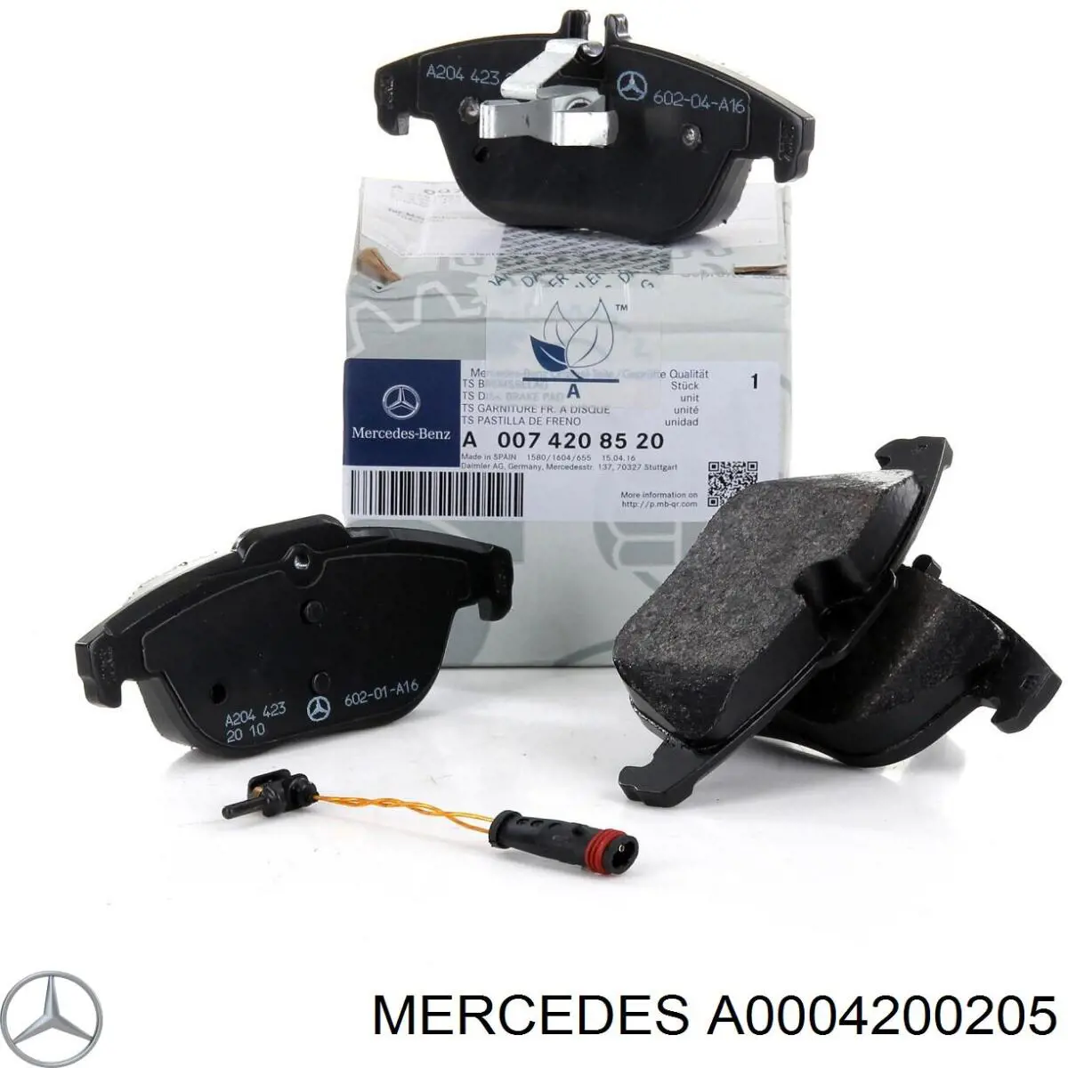 Sapatas do freio traseiras de disco Mercedes A0004200205 preço, a partir de 31,32 USD