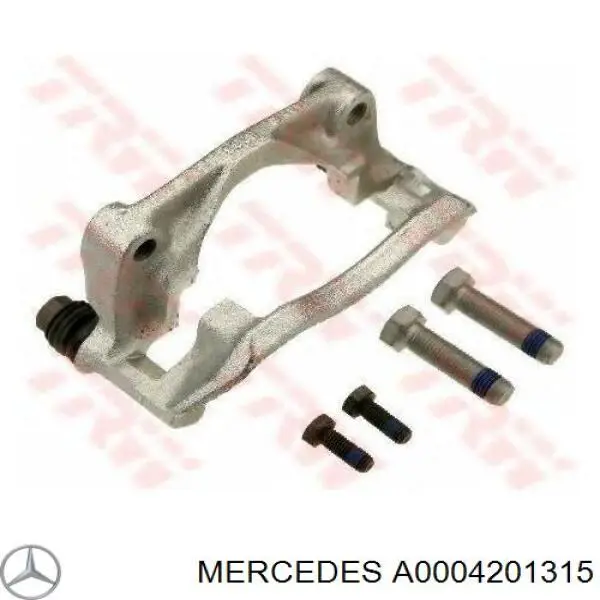 A0004201315 Mercedes Braçadeira do freio de suporte dianteiro