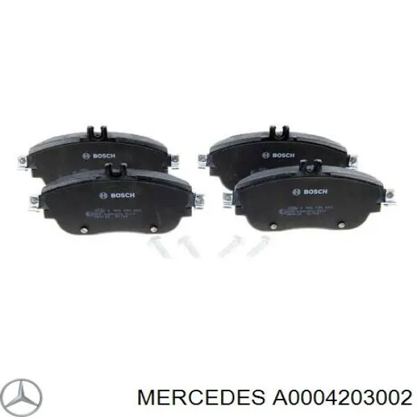 Sapatas do freio dianteiras de disco Mercedes A0004203002 preço, a partir de 37,30 USD
