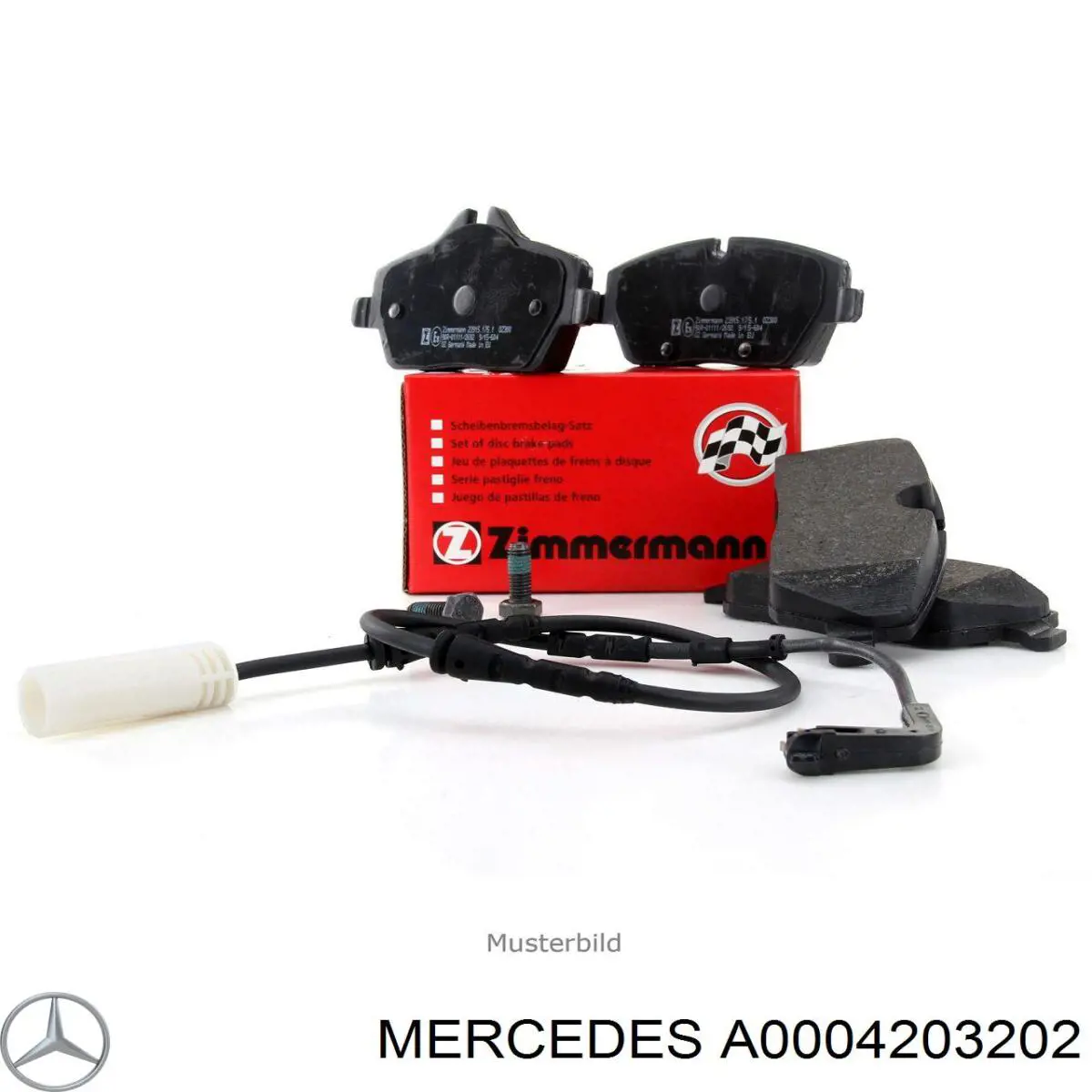 Sapatas do freio traseiras de disco Mercedes A0004203202 preço, a partir de 62,39 USD