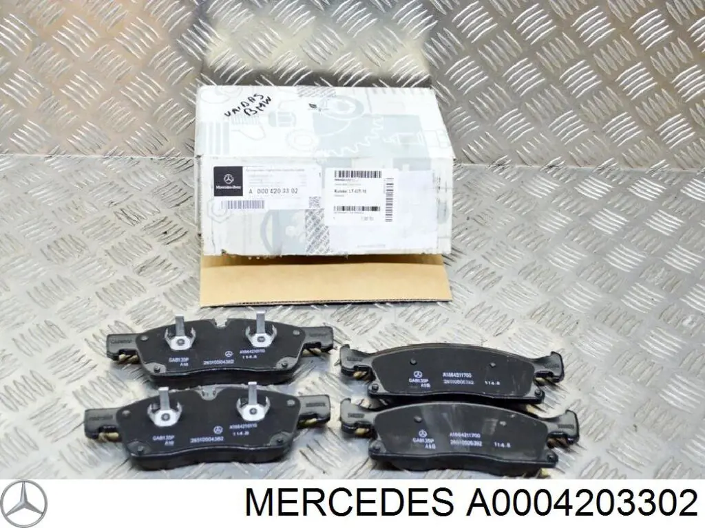 Sapatas do freio dianteiras de disco Mercedes A0004203302 preço, a partir de 59,91 USD